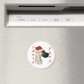 Grote Deen (fawn) Santa Paws Magneet (Insitu (Vaatwasser))