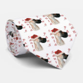 Grote Deen (fawn) Santa Paws Stropdas (Opgerold)