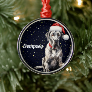 Grote Deen Gepersonaliseerde Kerst Ornament
