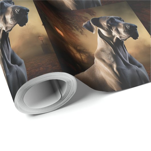 Grote Deen Halloween eng Cadeaupapier (Rol Hoek)