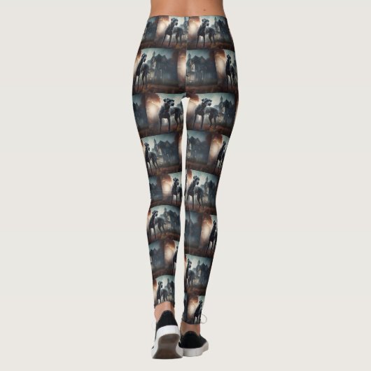 Grote Deen Halloween eng Leggings (Achterkant)