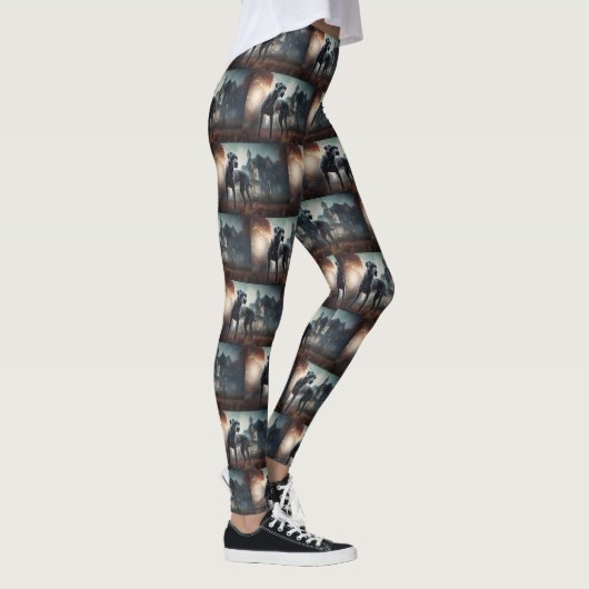 Grote Deen Halloween eng Leggings (Rechts)