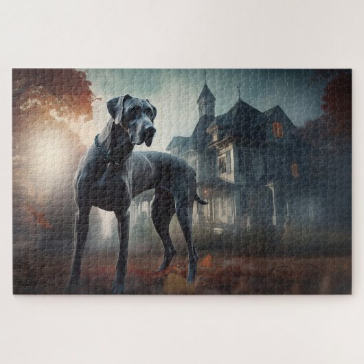 Grote Deen Halloween eng Legpuzzel (Horizontaal)