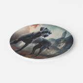 Grote Deen Halloween eng Papieren Bordje (Gekanteld)