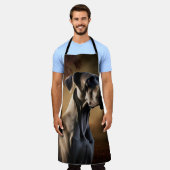 Grote Deen Halloween eng Schort (Gedragen)