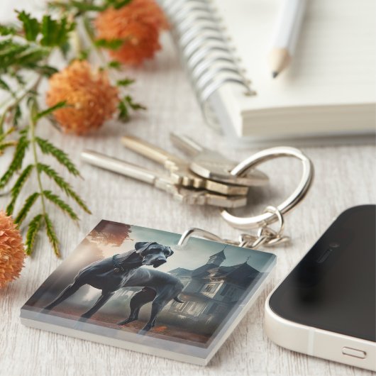 Grote Deen Halloween eng Sleutelhanger (Voorkant Rechts)