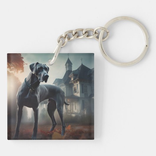 Grote Deen Halloween eng Sleutelhanger (Achterkant)