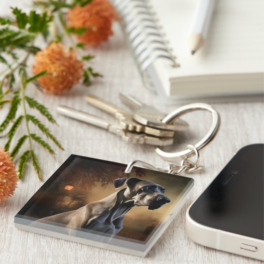 Grote Deen Halloween eng Sleutelhanger (Voorkant Rechts)