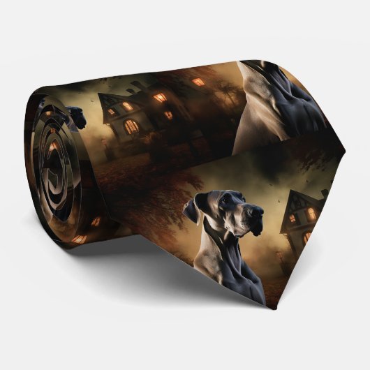 Grote Deen Halloween eng Stropdas (Opgerold)