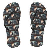 Grote Deen Halloween eng Teenslippers (Voetbed)