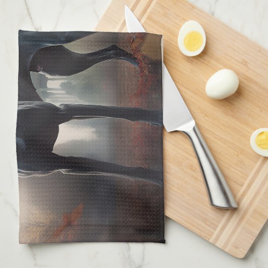 Grote Deen Halloween eng Theedoek (Quarter Fold)