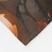 Grote Deen Halloween Spooky Fleece Deken (Hoek)