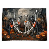 Grote Deen Halloween Spooky Groot Cadeauzakje (Voorkant)