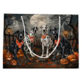 Grote Deen Halloween Spooky Groot Cadeauzakje (Achterkant)