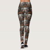 Grote Deen Halloween Spooky Leggings (Achterkant)