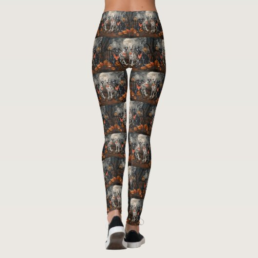 Grote Deen Halloween Spooky Leggings (Achterkant)