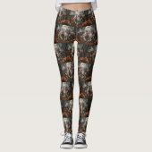 Grote Deen Halloween Spooky Leggings (Voorkant)