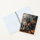 Grote Deen Halloween Spooky Notitieboek (Binnen)