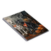 Grote Deen Halloween Spooky Notitieboek (Rechterzijde)