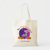 Grote Deen Halloween Trick or treat Canvas tas (Voorkant)