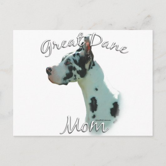 Grote Deen (harlekijn) Mam 2 Briefkaart (Voorkant)