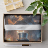 Grote Deen hond in Victoriaans jurk en gitaar - Tissuepapier (Geschenk)