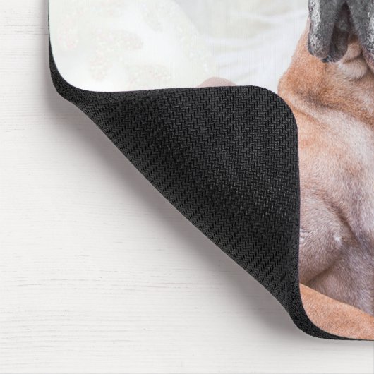 Grote Deen Hond Pet Vrolijk Kerstfeest Muismat (Hoek)