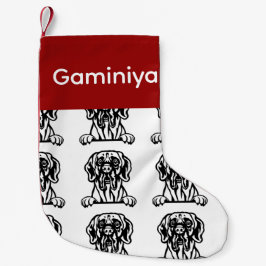 Grote Deen hond sokken Gepersonaliseerd hond Sokke Kleine Kerstsok