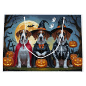 Grote Deen Honden Pompoen Halloween Grappig Groot Cadeauzakje (Voorkant)