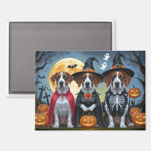 Grote Deen Honden Pompoen Halloween Grappig Magneet