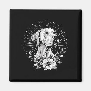 Grote Deen Hondenliefhebber Retro Style Tattoo Magneet