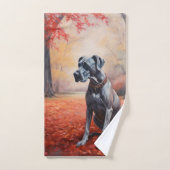 Grote Deen in Herfst laat Herfst inspireren Bad Handdoek (Handdoek)