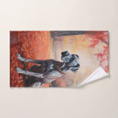 Grote Deen in Herfst laat Herfst inspireren Bad Handdoek (Handdoek)