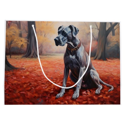 Grote Deen in Herfst laat Herfst inspireren Groot Cadeauzakje (Achterkant)