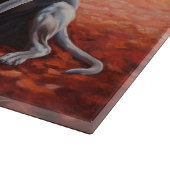 Grote Deen in Herfst laat Herfst inspireren Snijplank (Hoek)