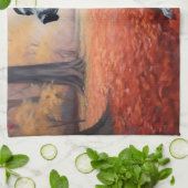 Grote Deen in Herfst laat Herfst inspireren Theedoek (Gevouwen)