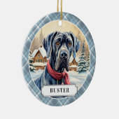 Grote Deen keramische cirkel Ornament (Rechts)