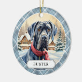 Grote Deen keramische cirkel Ornament (Links)