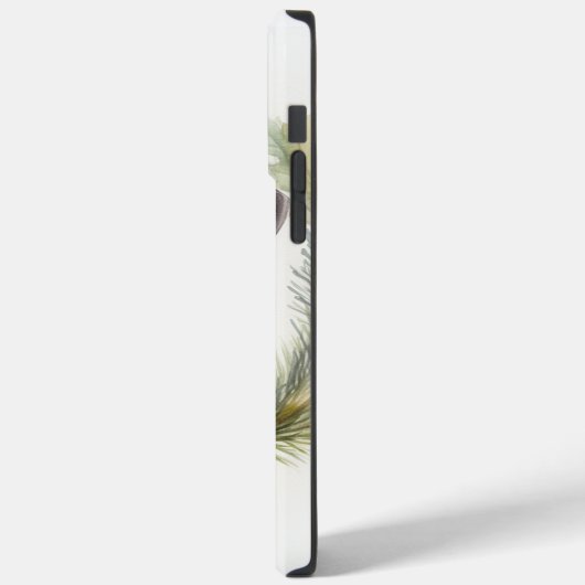 Grote Deen Kerstkrans Feestelijke Pup Case-Mate iPhone Case (Achterkant / Links)