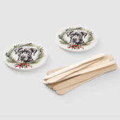 Grote Deen Kerstkrans Feestelijke Pup Handwaaier (Niet-gemonteerd)