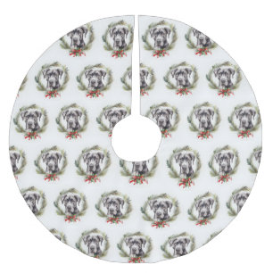 Grote Deen Kerstkrans Feestelijke Pup Kerstboom Rok