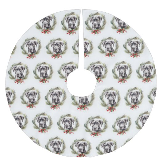 Grote Deen Kerstkrans Feestelijke Pup Kerstboom Rok (Voorkant)