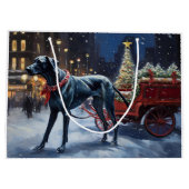 Grote Deen Kerstmis Feestelijk Seizoen Groot Cadeauzakje (Achterkant)