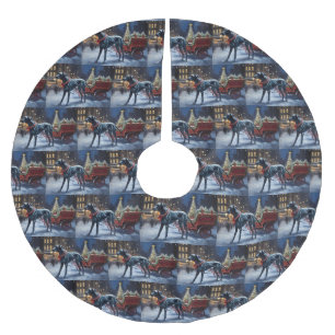 Grote Deen Kerstmis Feestelijk Seizoen Kerstboom Rok