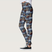 Grote Deen Kerstmis Feestelijk Seizoen Leggings (Links)
