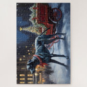 Grote Deen Kerstmis Feestelijk Seizoen Legpuzzel (Verticaal)