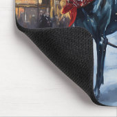 Grote Deen Kerstmis Feestelijk Seizoen Muismat (Hoek)