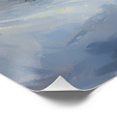 Grote Deen Kerstmis Feestelijk Seizoen Perfect Poster (Hoek)