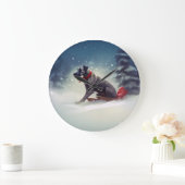 Grote Deen Kerstmis sneeuw winter Grote Klok (Huis)