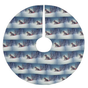 Grote Deen Kerstmis sneeuw winter Kerstboom Rok